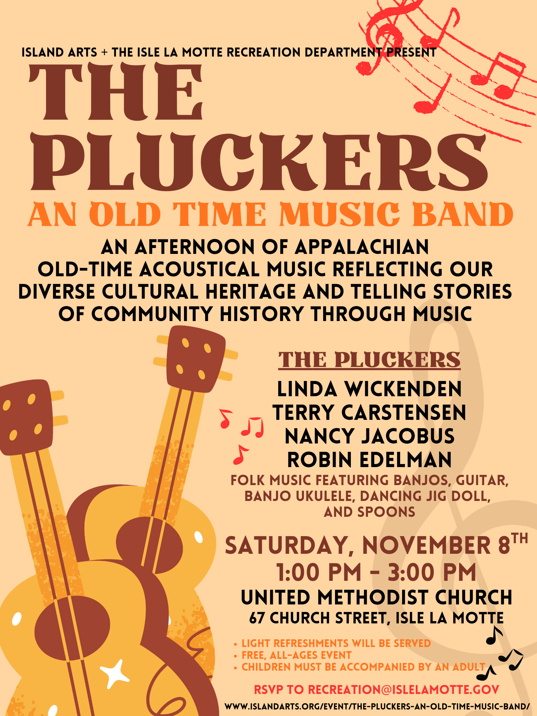 The Pluckers - An Old Time Music Band @ United Methodist Church