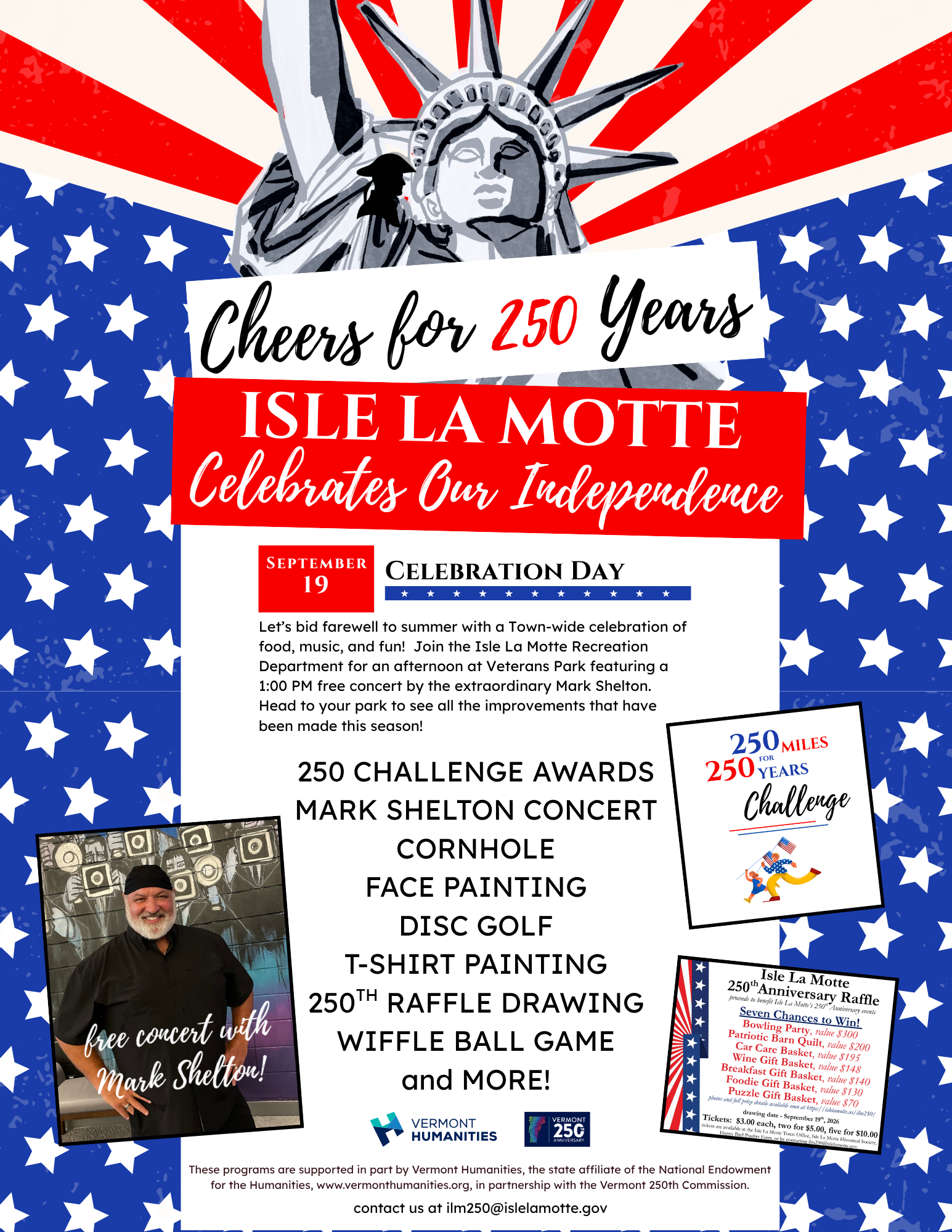 Isle La Motte Celebrates Our Independence – Celebration Day! @ Veterans Park